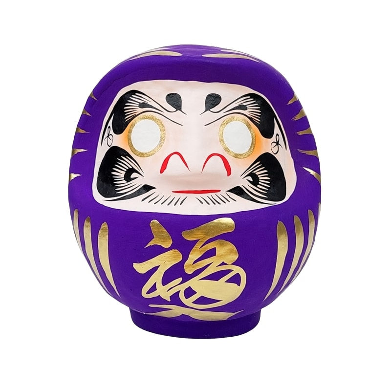 Violet Japanese Daruma - 12 cm