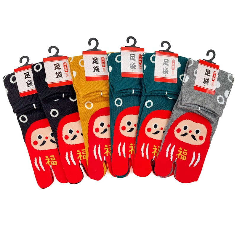 Daruma Tabi Socks - 6 Pairs EU 36-40