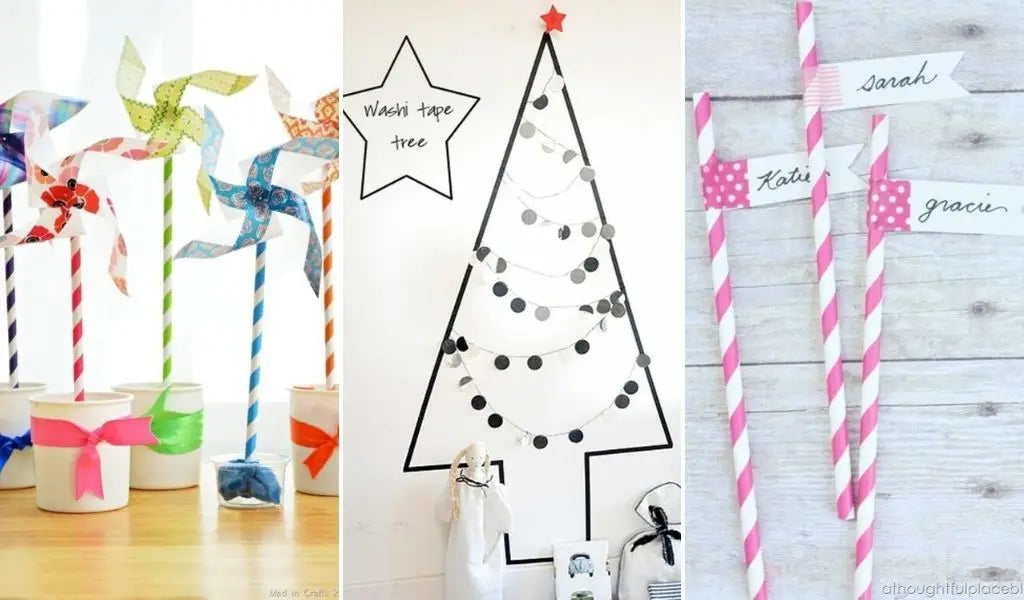 washi tape party decorations