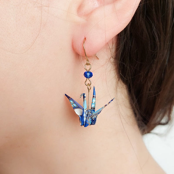 Earrings Origami - Mizuiro | Japan Avenue