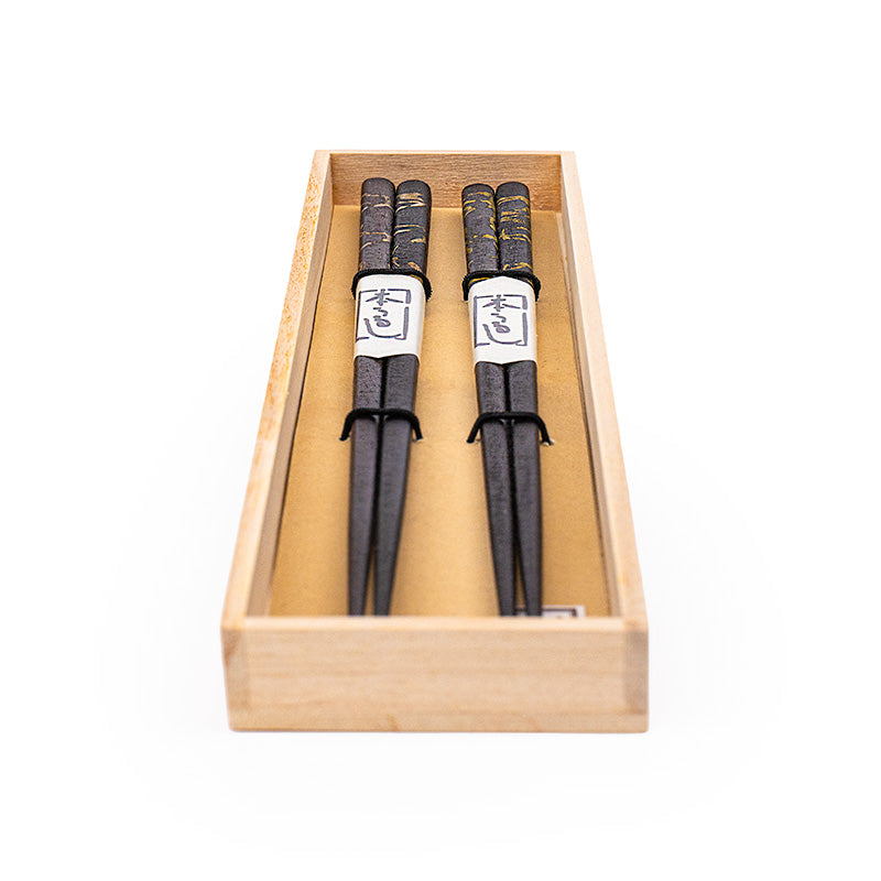 Ebony Wood Chopsticks - Lacquered