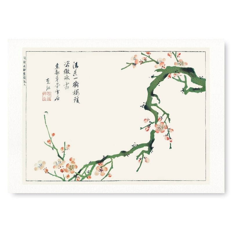 Japanese print Ume no Eda - A3