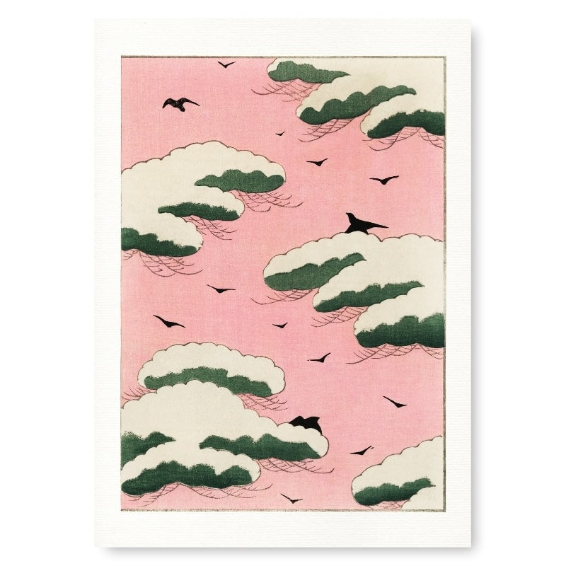 Watanabe Seitei Japanese Print - Sky - A3