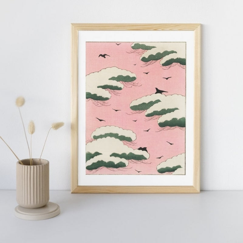 Watanabe Seitei Japanese Print - Sky - A3