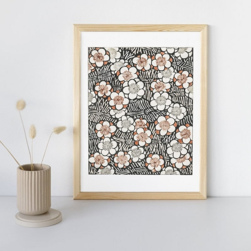 Watanabe Seitei Japanese Print - Flowers - A3