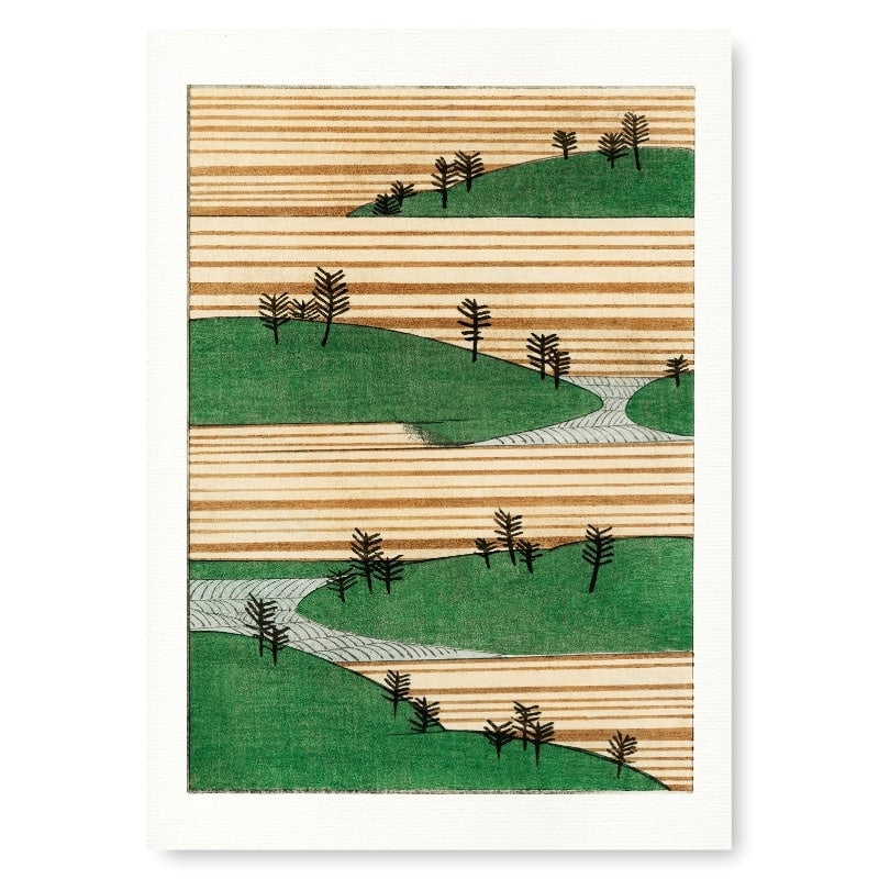 Watanabe Seitei Japanese Print - Landscape - A3