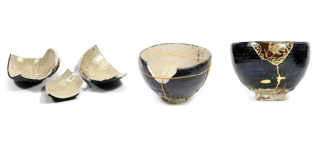 stages of kintsugi