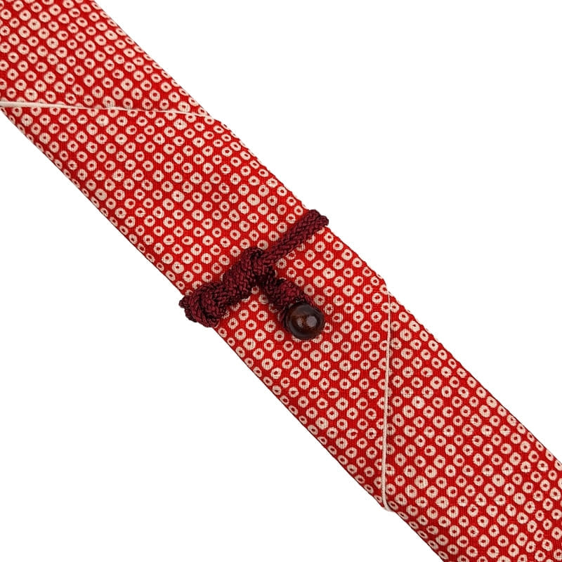 Étui à Baguettes Japonaises Kanoko Rouge