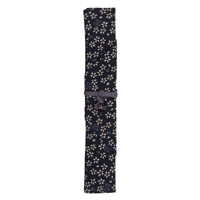 Étui à Baguettes Japonaises Sakura Bleu