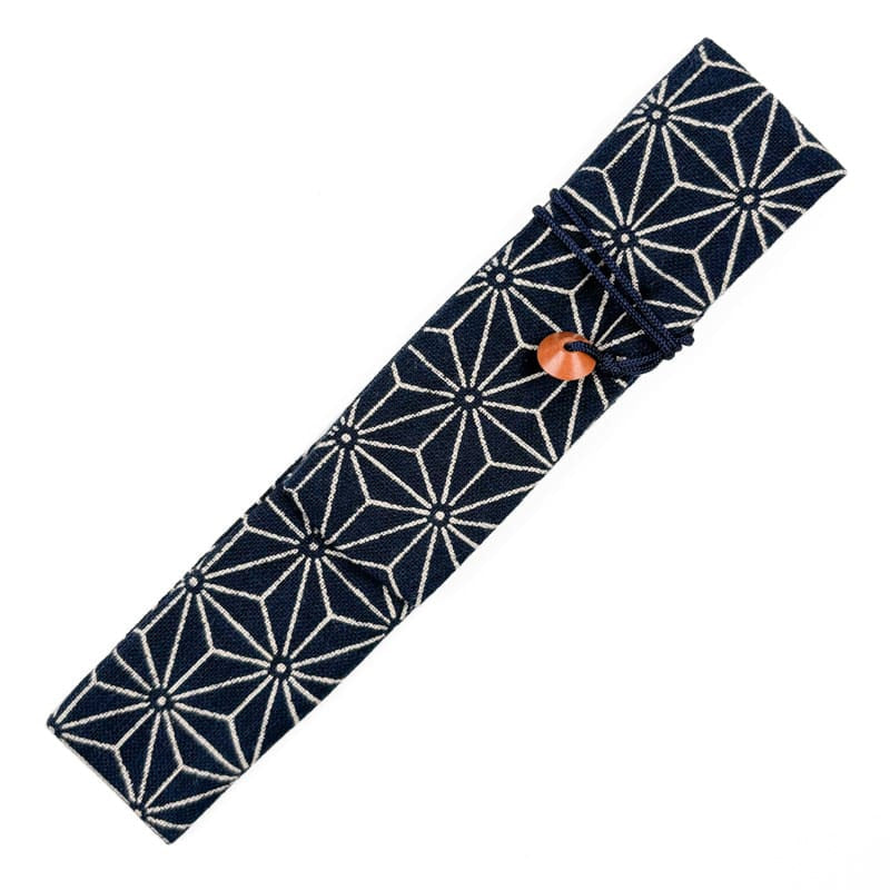 Fan Clutch Bag - Asanoha