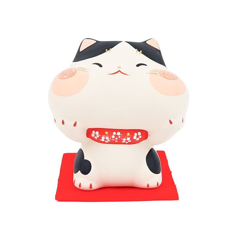 Plump Cheeks cat figurine