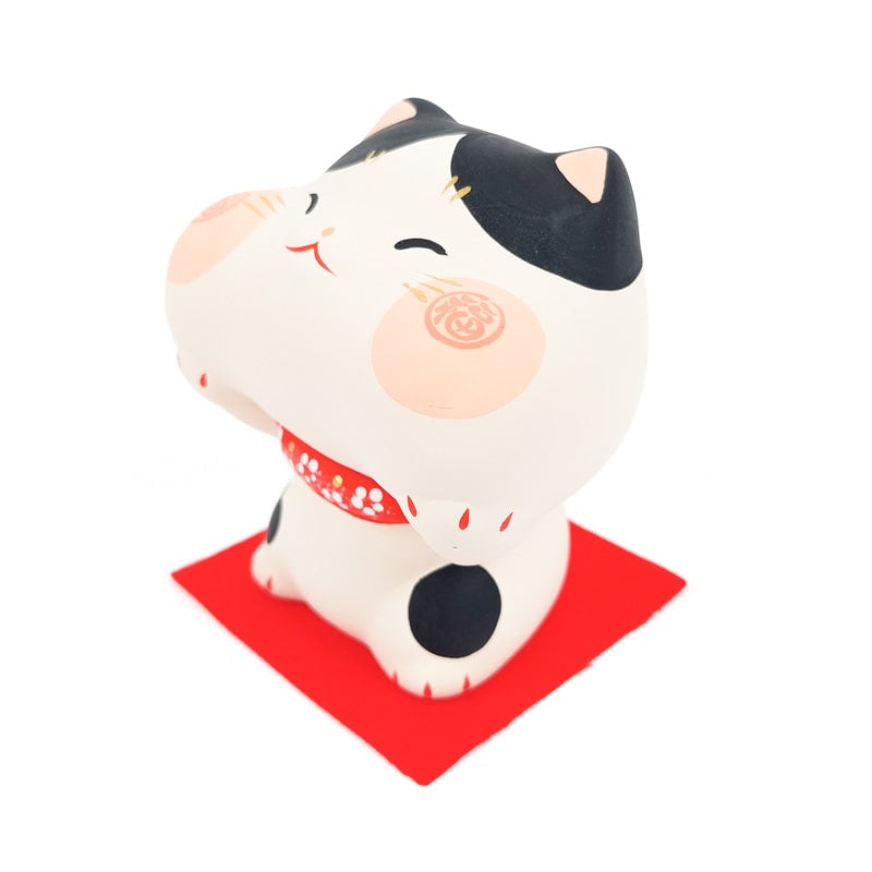 Plump Cheeks cat figurine