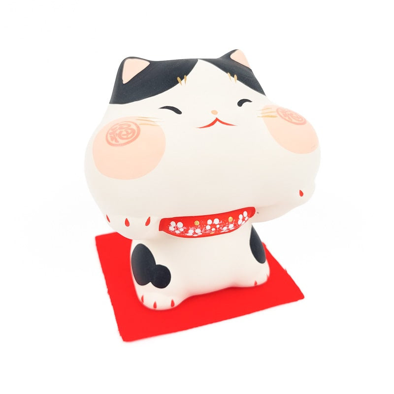 Plump Cheeks cat figurine