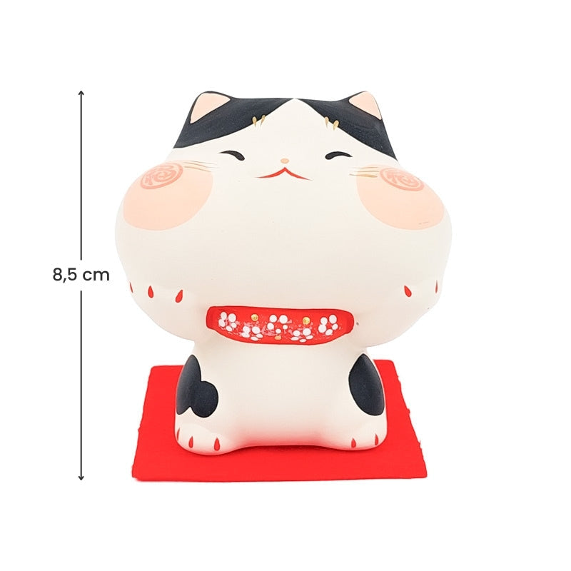 Plump Cheeks cat figurine