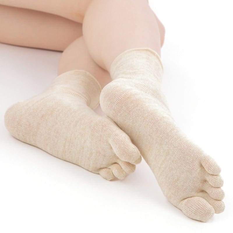 Five-Toe Socks - Natural Fiber