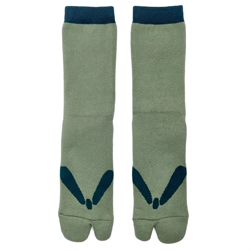 Flip Flop Toe Socks - Green EU 37-42