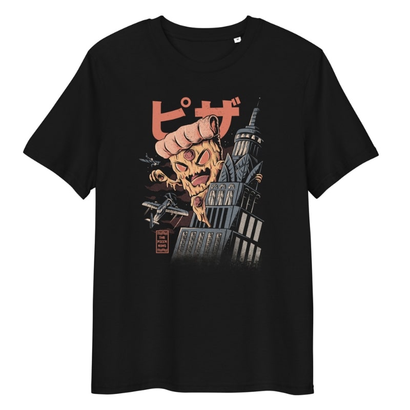 Funny Japanese T-Shirt - Godpizza S