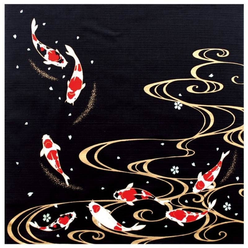 Furoshiki Wrap - Koi Fish - 19.7x19.7