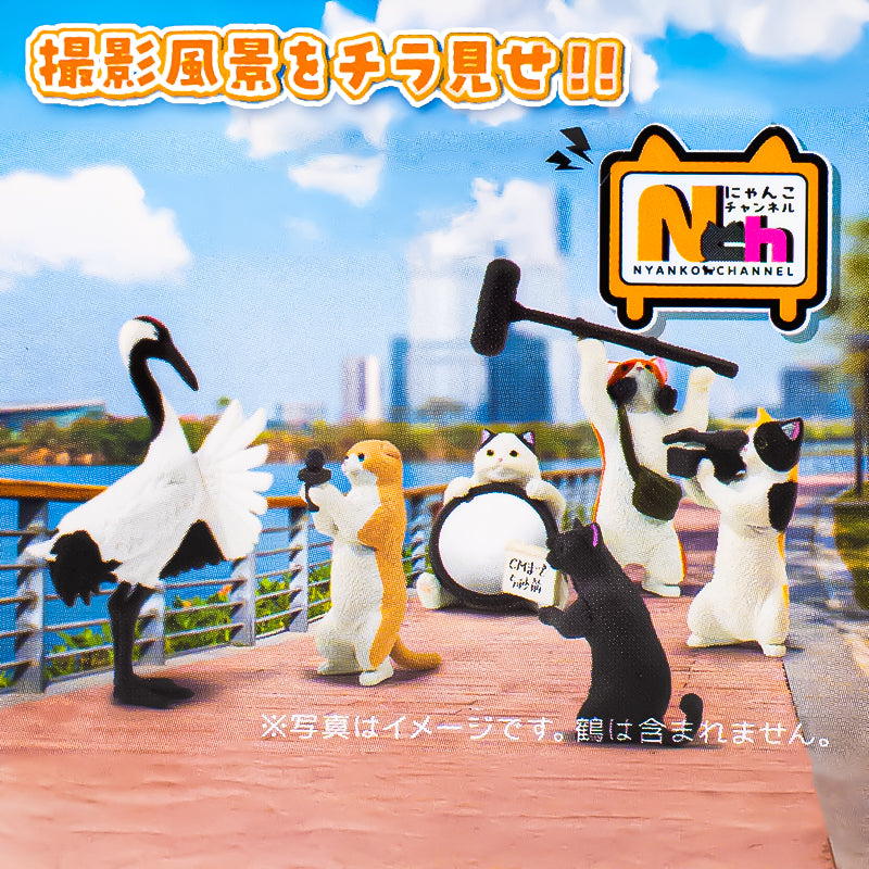 Gachapon Toy - Cat Film Crew
