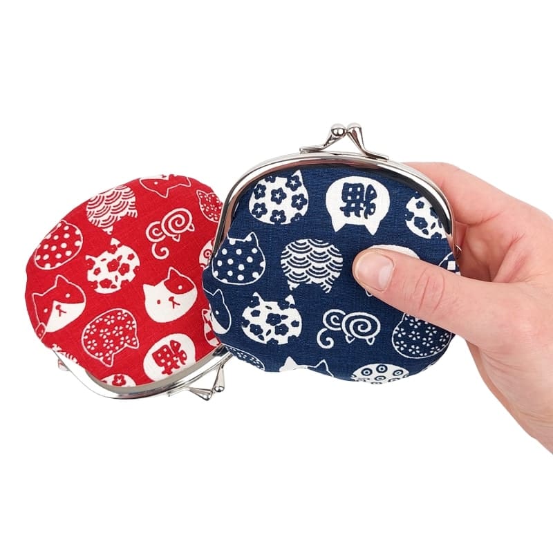 Gamaguchi Wallet – Neko Red