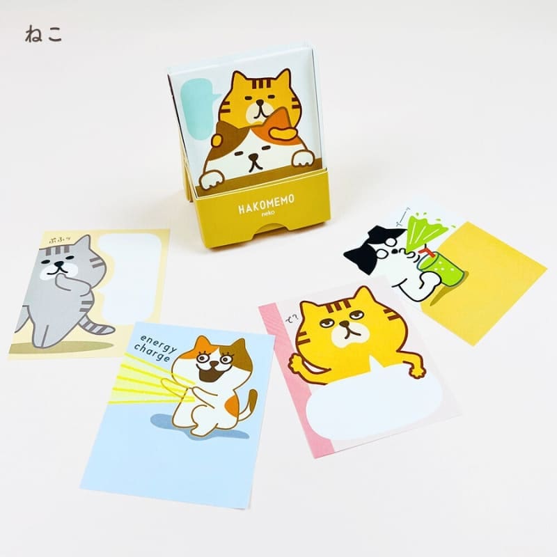Hakomemo Memo Note Pad – Cat