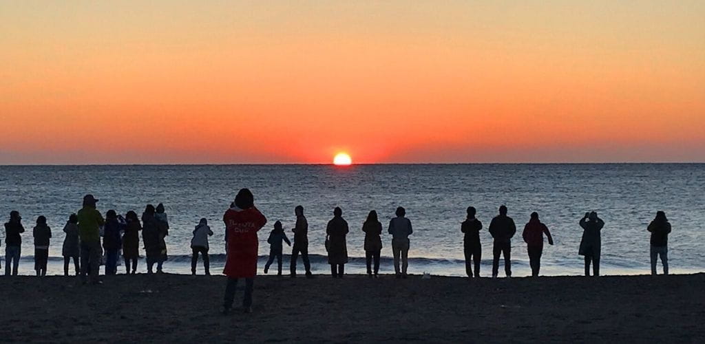 Hatsuhinode, the first sunrise of the year in Japan