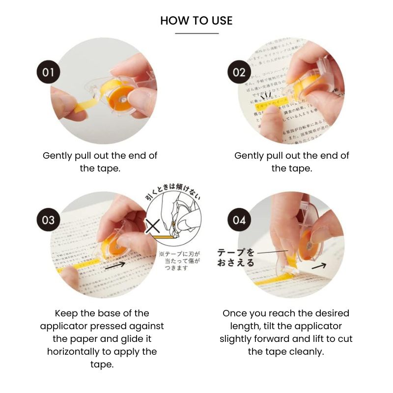 Highlighter Tape - Kanmido Orange