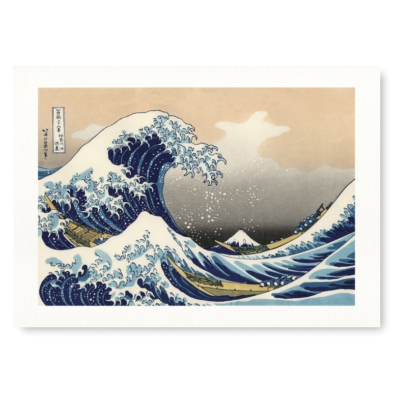 Hokusai Wave Kanagawa Artwork A3