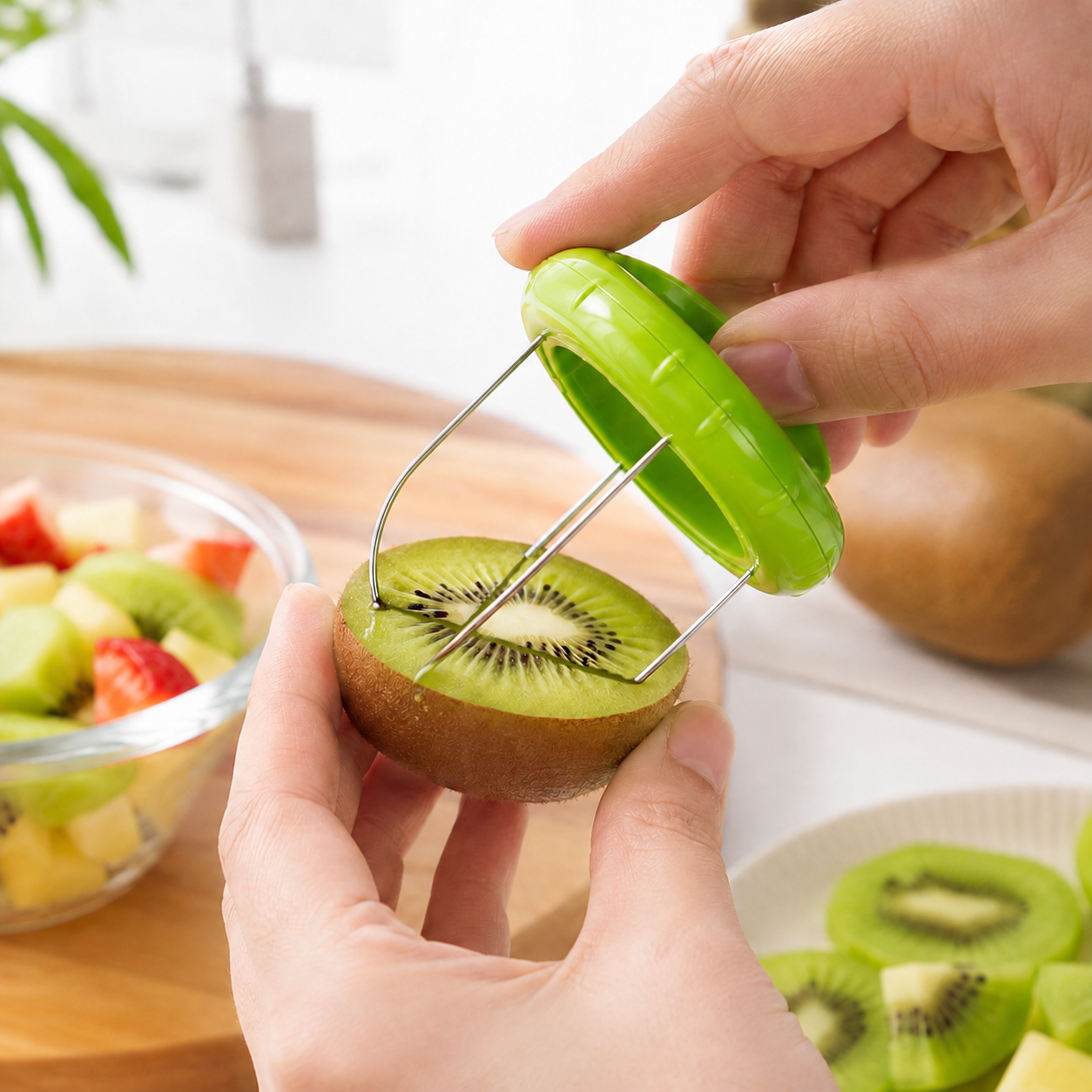 Japanese 2-in-1 Kiwi Cutter