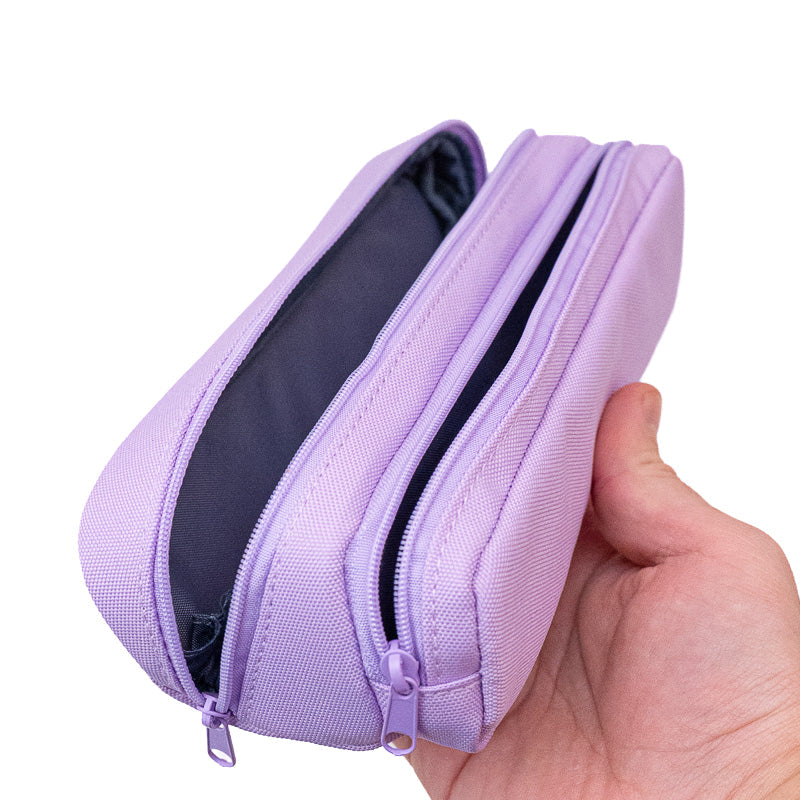 Japanese 2-in-1 Pencil Case - Purple