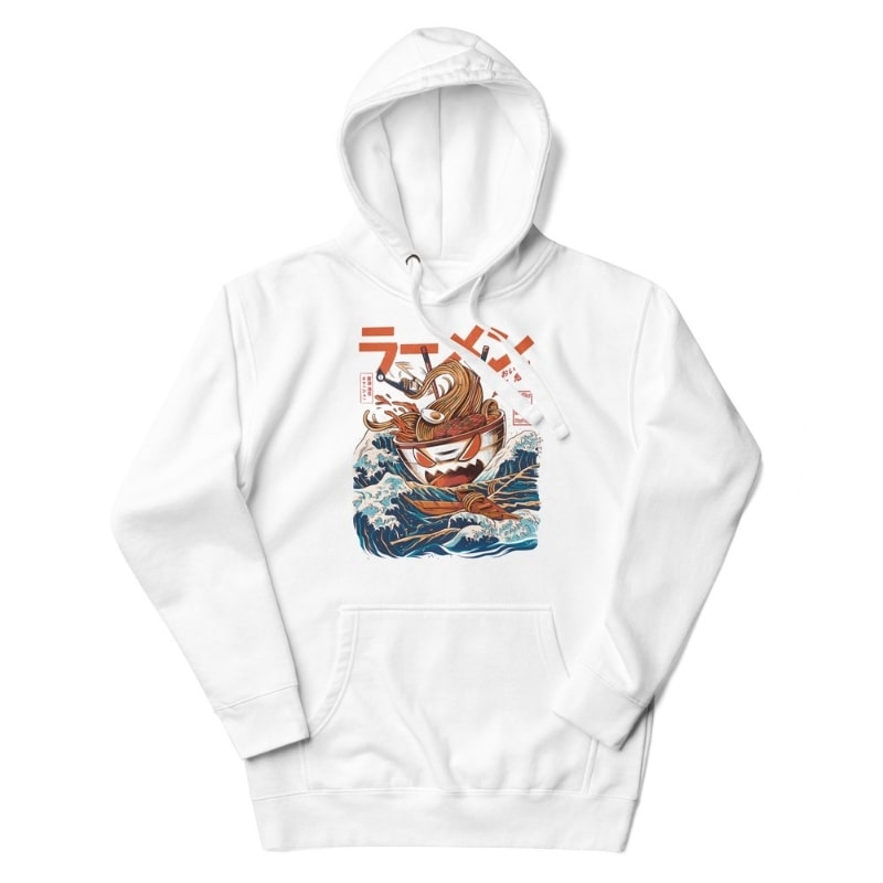 Japanese Art Hoodie - The Great Ramen off Kanagawa S