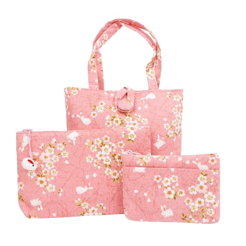 Japanese Bag – Usagi Sakura Pink