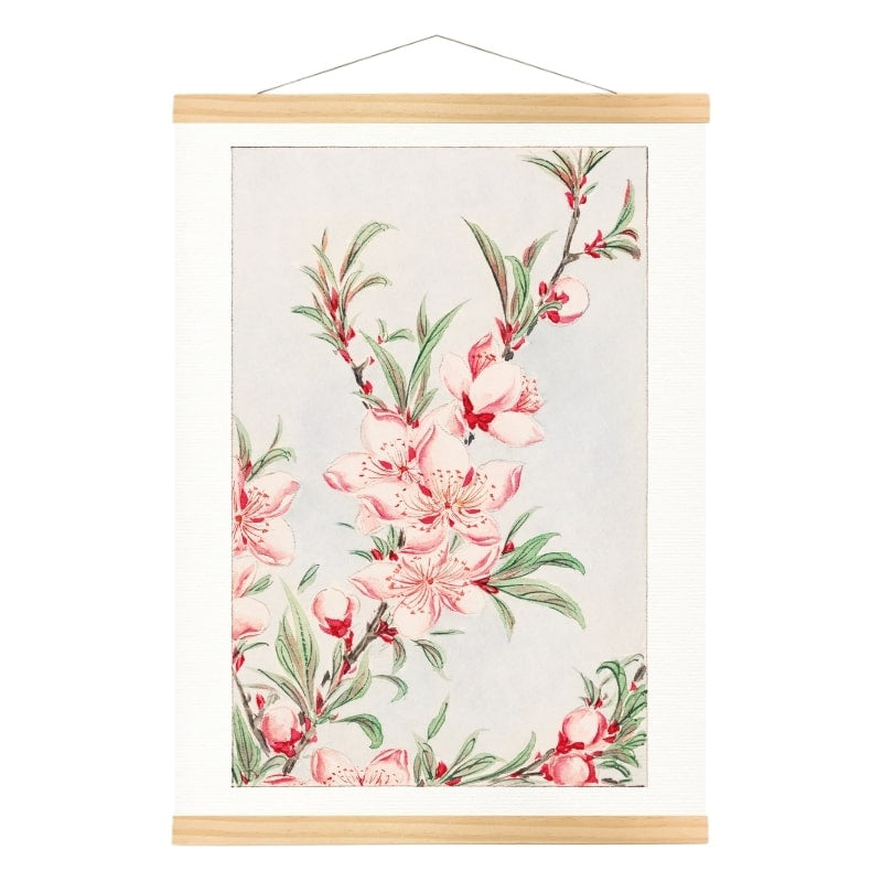 Japanese Block Print - Peach Blossom A3