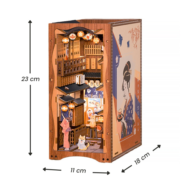 Japanese Book Nook Under the Sakura Tree