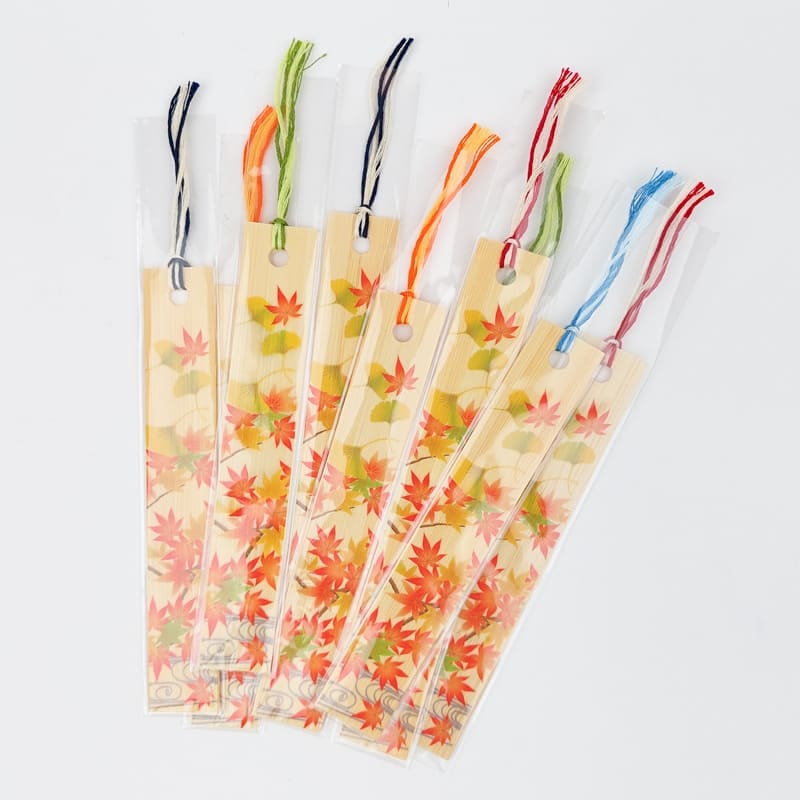 Japanese Bookmark – Autumn Leaves