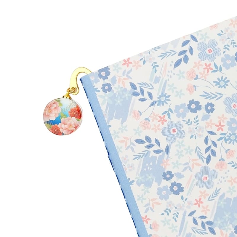 Japanese Bookmark - Peony