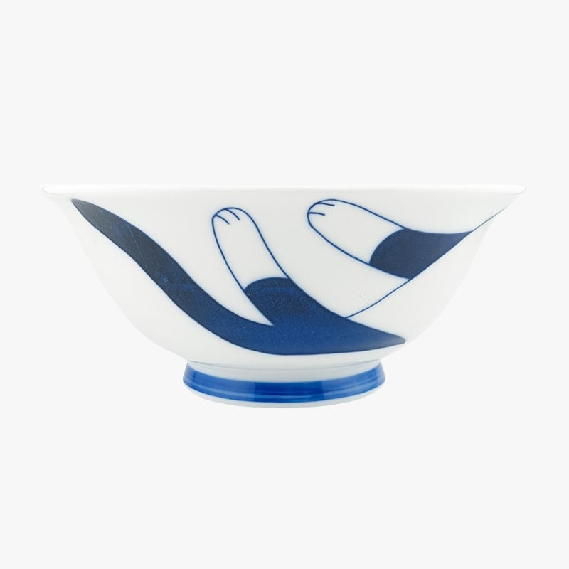 Japanese Bowl - Blue Cat