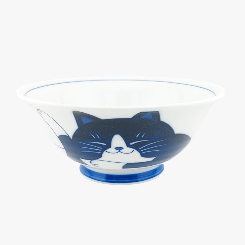 Japanese Bowl - Blue Cat