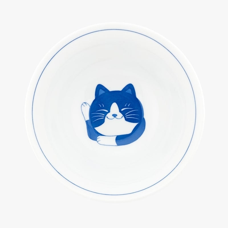Japanese Bowl - Blue Cat