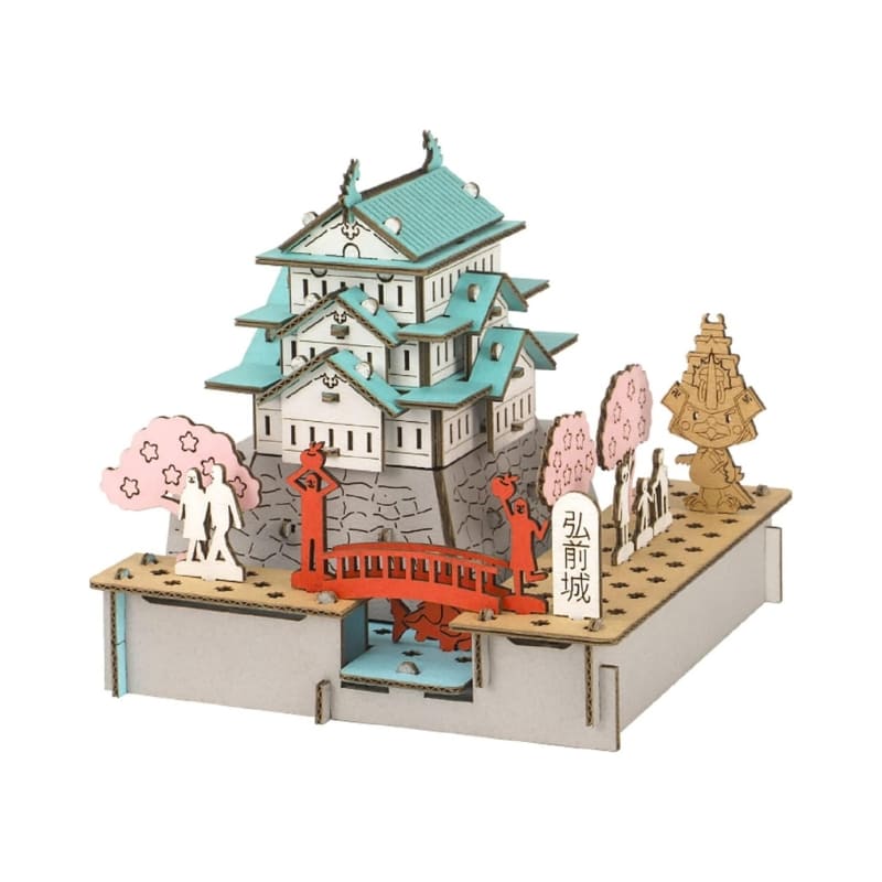 Japanese Cardboard Craft Kit – Hirosaki Castle