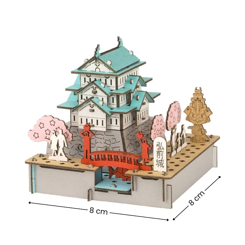 Japanese Cardboard Craft Kit – Hirosaki Castle