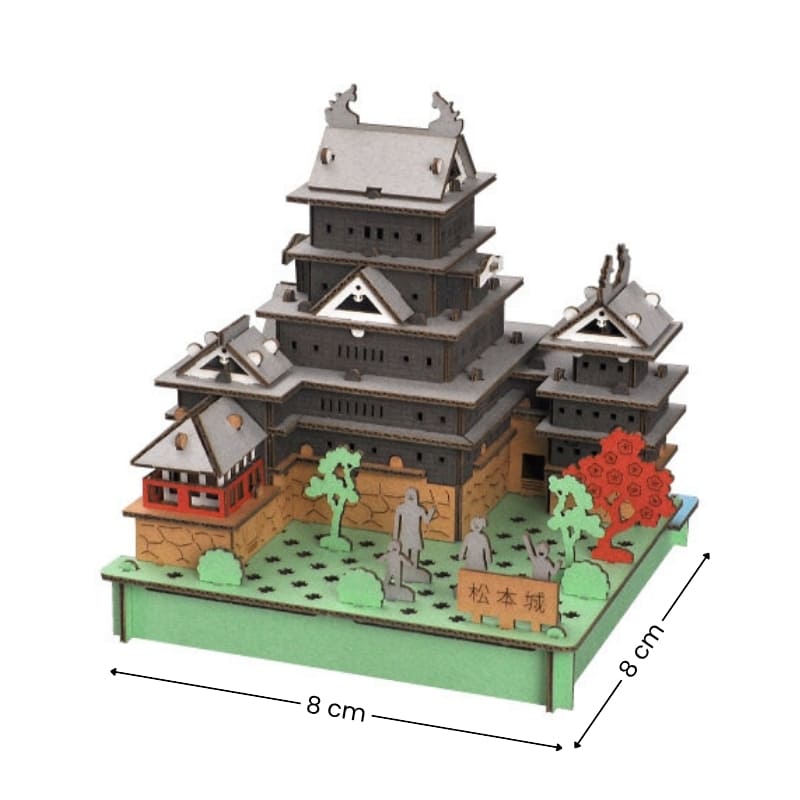 Japanese Cardboard Craft Kit – Matsumoto Castle