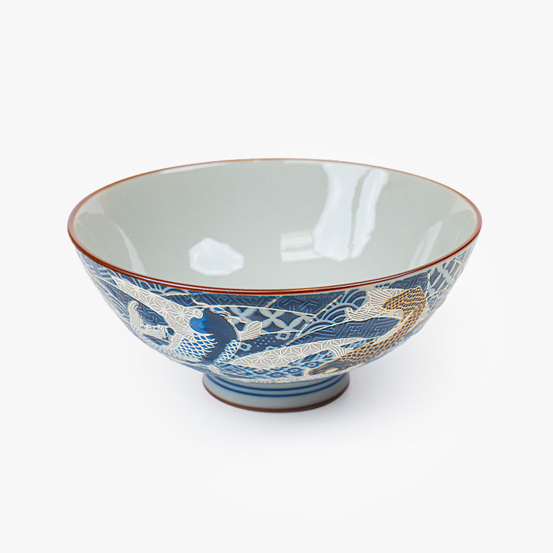 Japanese Ceramic Bowl - Koi Carp
