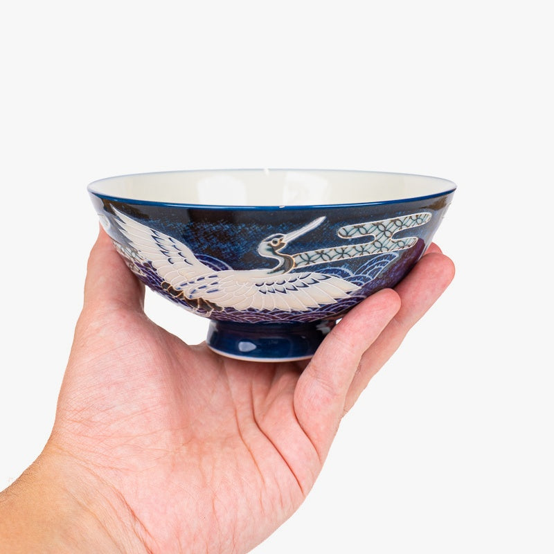 Japanese Ceramic Bowl – Tsuru Crane