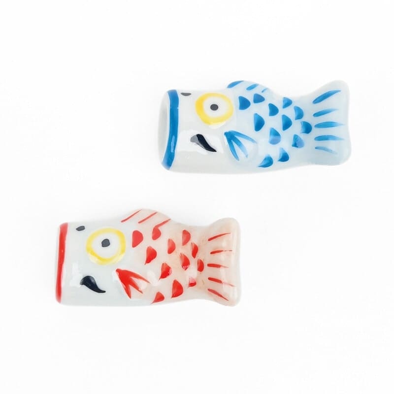 Japanese Chopstick Rest – Koinobori Blue
