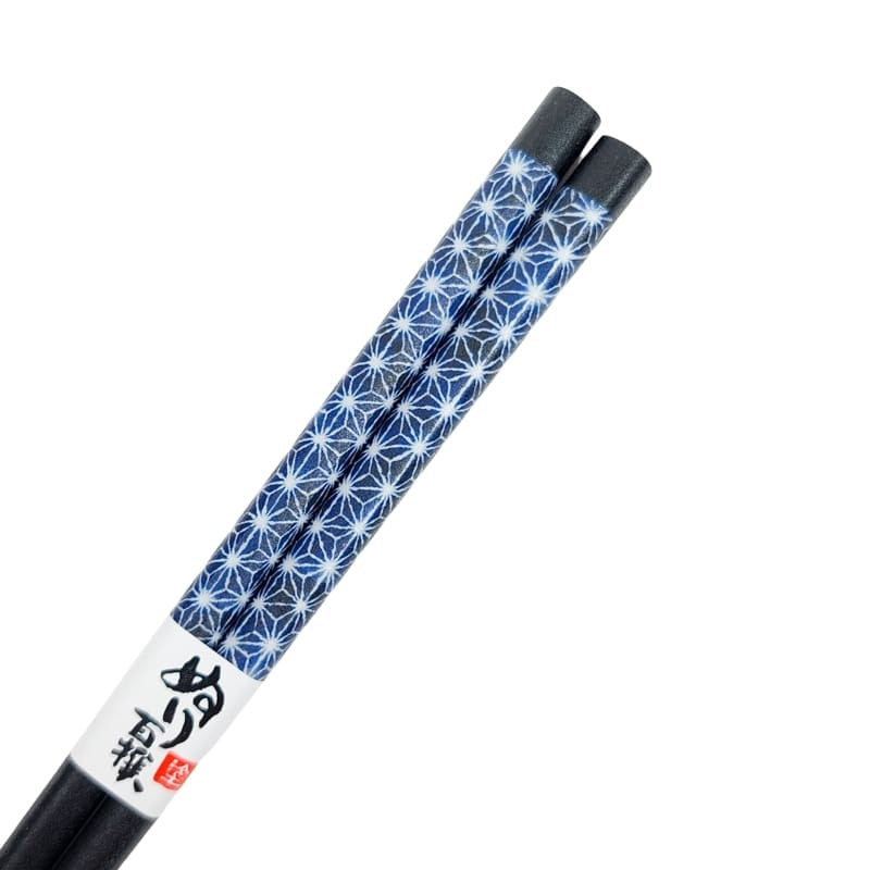 Japanese Chopsticks - Asanoha Blue