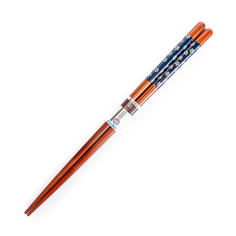 Japanese Chopsticks - Blue Cherry Blossom