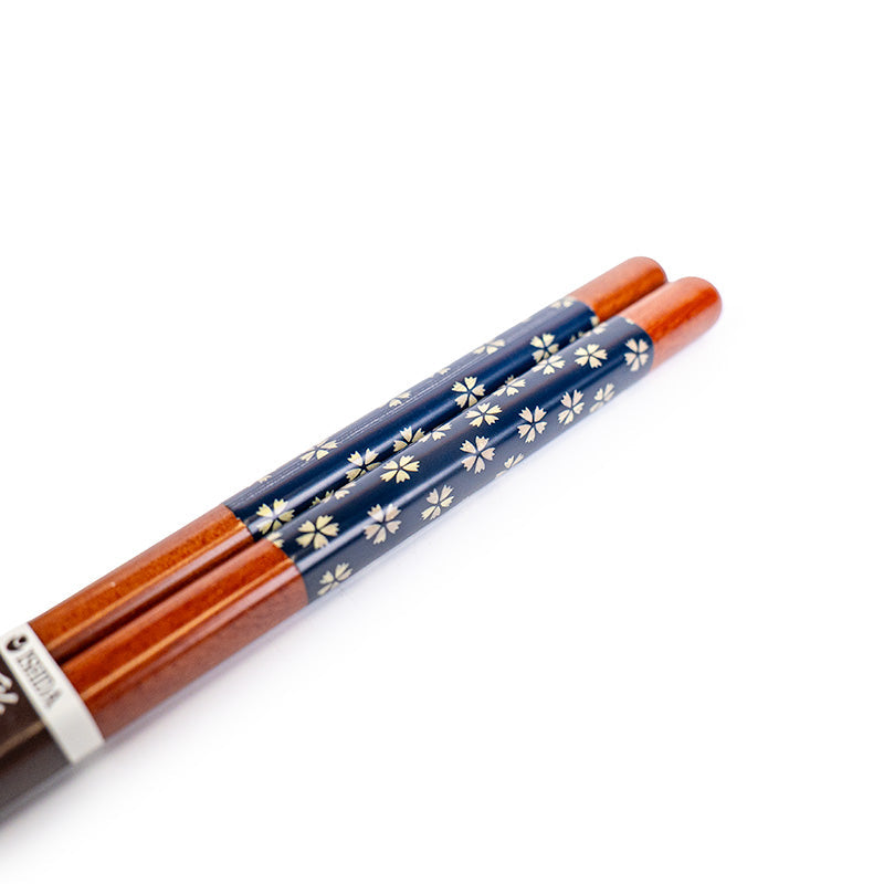 Japanese Chopsticks - Blue Cherry Blossom
