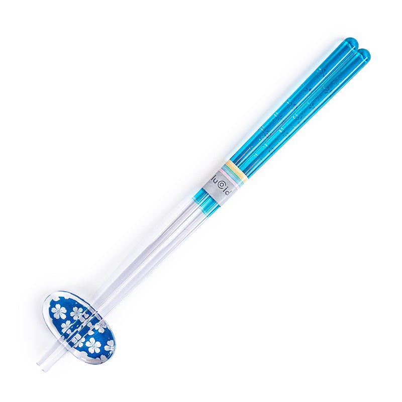 Japanese Chopsticks - Blue Sakura Resin