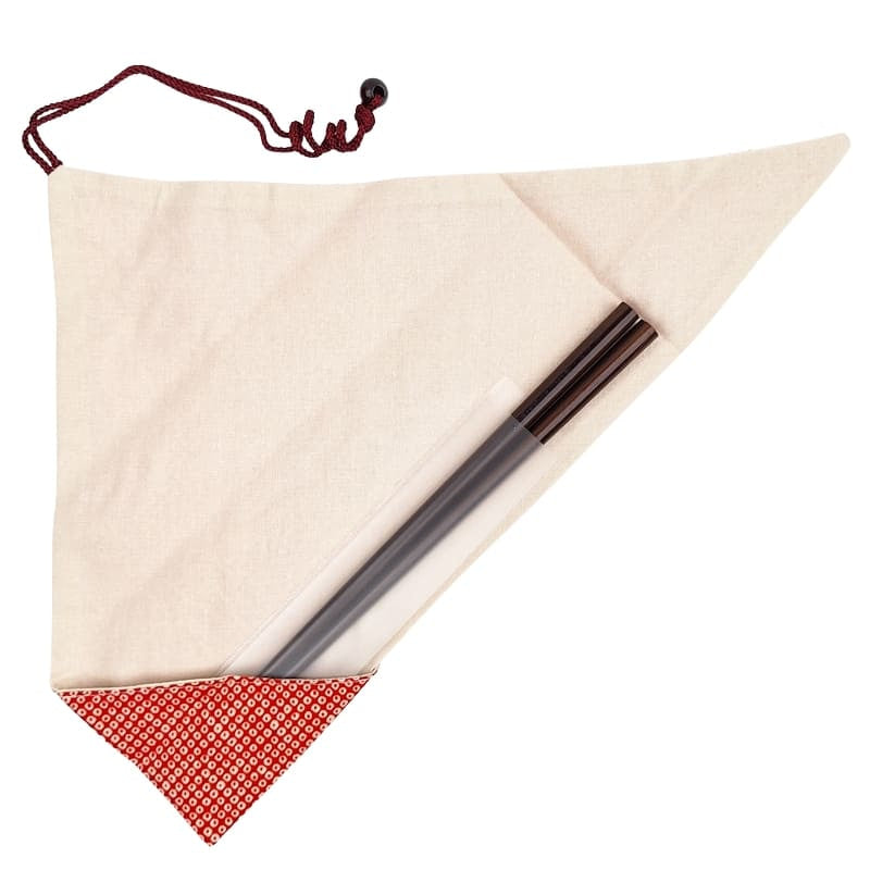 Japanese Chopsticks Case – Kanoko Red